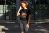 BATR Short Sleeve Black T-Shirt Printed X  Explore the Unknown