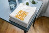 BATR Short Sleeve White T-Shirt Typography X  Rise and Grind