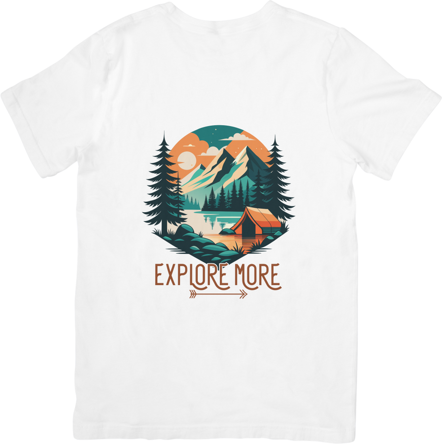 BATR Short Sleeve White T-Shirt Printed X  Explore More