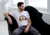 BATR Short Sleeve White T-Shirt Printed X  Roar Louder