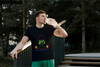 BATR Short Sleeve Black T-Shirt Printed X  Game Mode