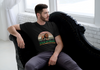 BATR Short Sleeve Black T-Shirt Printed X  Lion Wild at Heart