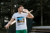 BATR Short Sleeve White T-Shirt Printed X  Adventure Awaits