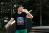 BATR Short Sleeve Black T-Shirt Printed X  Strength of Hercules