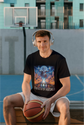 BATR Short Sleeve Black T-Shirt Printed X  Strength of Hercules