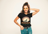 BATR Short Sleeve Black T-Shirt Printed X  Roar Louder