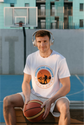 BATR Short Sleeve White T-Shirt Printed X  Explore the Unknown