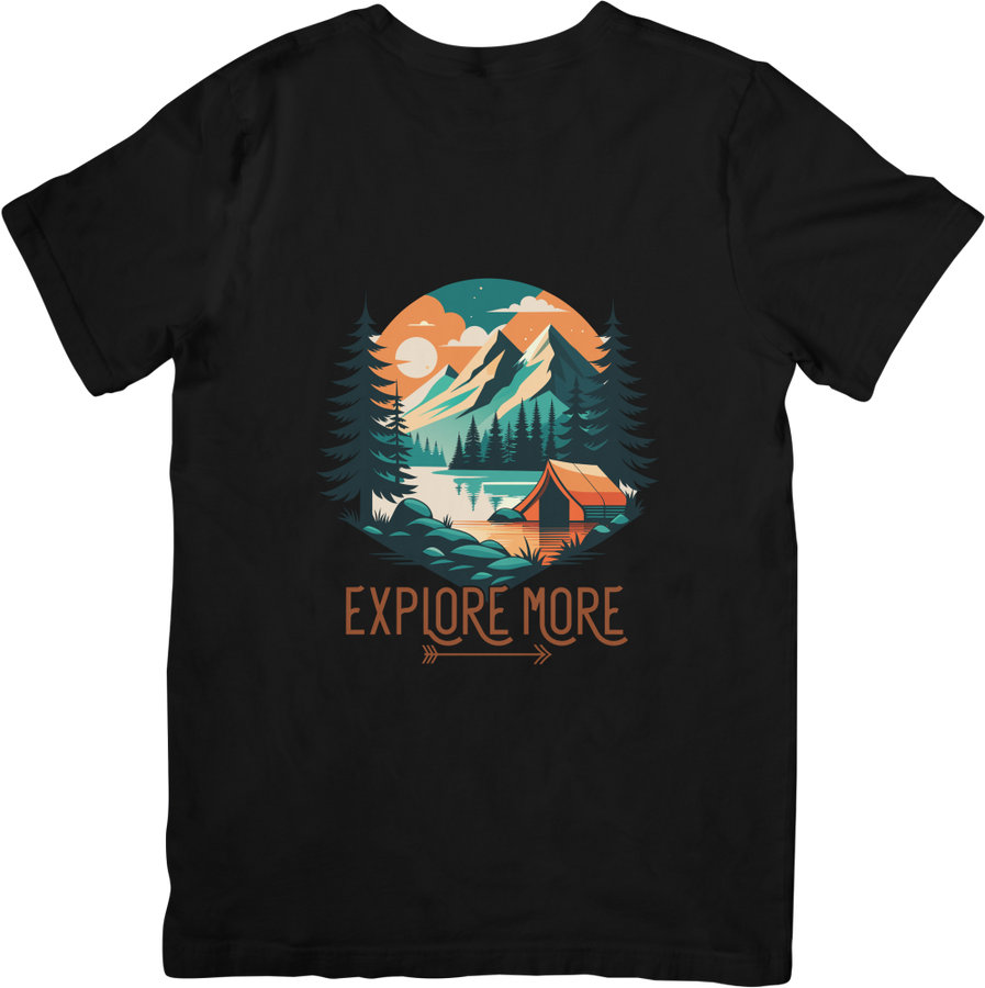 BATR Short Sleeve Black T-Shirt Printed X  Explore More