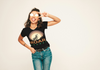 BATR Short Sleeve Black T-Shirt Printed X  Roar Louder