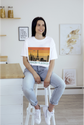 BATR Short Sleeve White T-Shirt Printed X  Concrete Jungle
