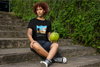 BATR Short Sleeve Black T-Shirt Printed X  Adventure Awaits