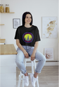 BATR Short Sleeve Black T-Shirt Printed X  City Light Big Dreams