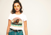 BATR Short Sleeve White T-shirt Printed X  Lion Wild at Heart