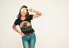 BATR Short Sleeve Black T-Shirt Printed X  Lion Wild at Heart