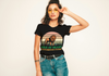 BATR Short Sleeve Black T-Shirt Printed X  Lion Wild at Heart