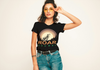 BATR Short Sleeve Black T-Shirt Printed X  Roar Louder