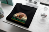 BATR Short Sleeve Black T-Shirt Printed X  Lion Wild at Heart