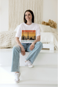 BATR Short Sleeve White T-Shirt Printed X  Concrete Jungle