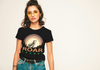 BATR Short Sleeve Black T-Shirt Printed X  Roar Louder