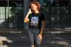 BATR Short Sleeve Black T-Shirt Printed X  Strength of Hercules