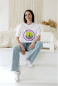 BATR Short Sleeve White T-Shirt Printed X  City Lights Big Dreams