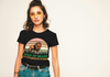 BATR Short Sleeve Black T-Shirt Printed X  Lion Wild at Heart