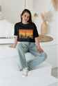 BATR Short Sleeve Black T-Shirt Printed X  Concrete Jungle