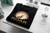 BATR Short Sleeve Black T-Shirt Printed X  Roar Louder
