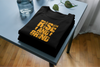 BATR Short Sleeve Black T-Shirt Typography X  Rise and Grind