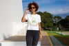 BATR Short Sleeve White T-Shirt Printed X  Game Mode