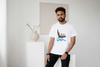 BATR Round Neck White Half Sleeve T-shirt X Onam Collection