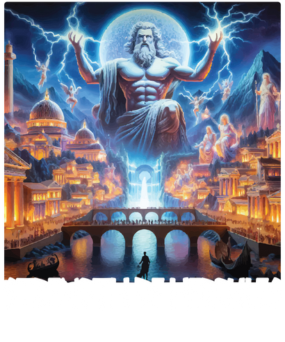 BATR Short Sleeve Black T-Shirt Printed X  Strength of Hercules