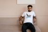 BATR Round Neck White Half Sleeve T-shirt X Onam Collection