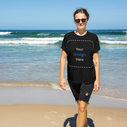 BATR - Your Design - Women Short Sleeve Black T-Shirt