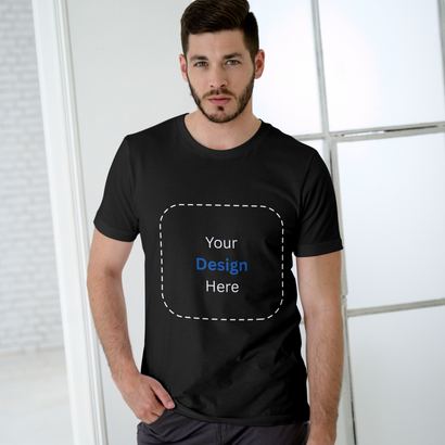 BATR - Your Design - Men's Short Sleeve Black T-Shirt
